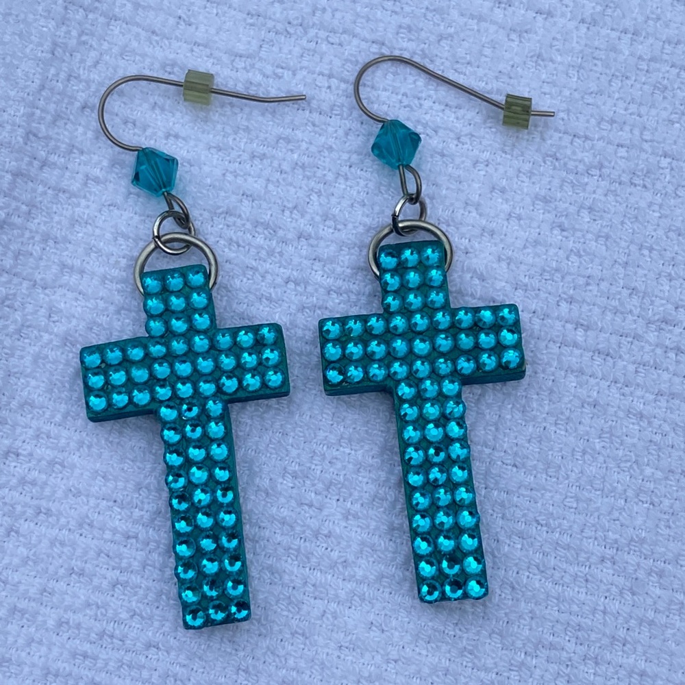 Tarina Tarantino Cross Earrings